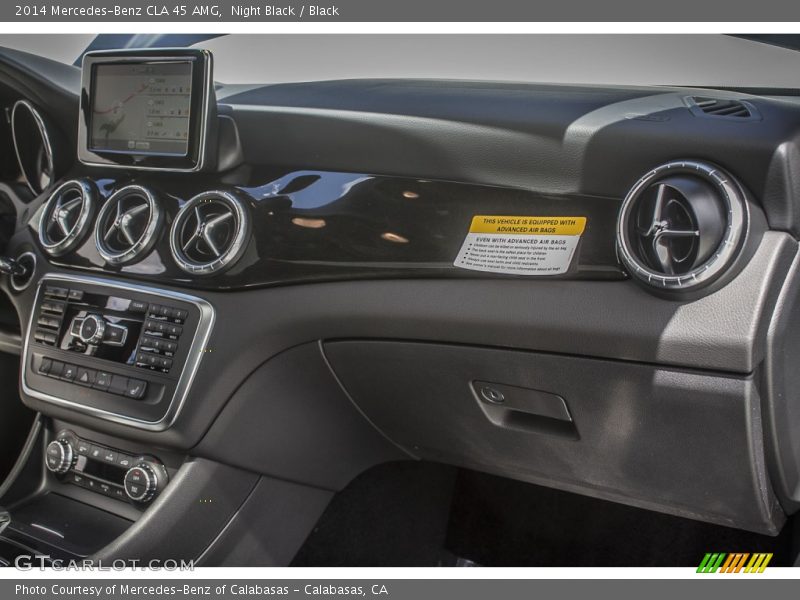 Dashboard of 2014 CLA 45 AMG