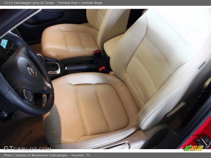Tornado Red / Cornsilk Beige 2014 Volkswagen Jetta SE Sedan