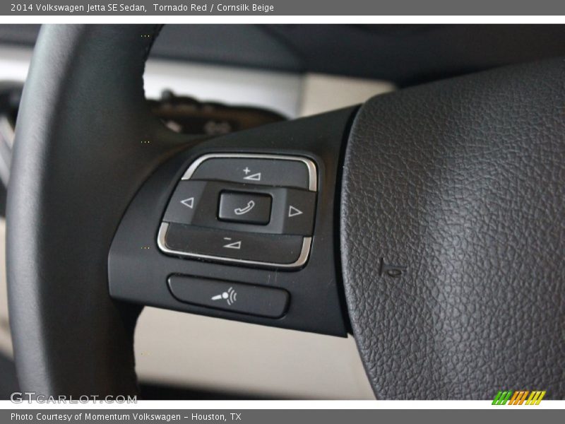 Tornado Red / Cornsilk Beige 2014 Volkswagen Jetta SE Sedan