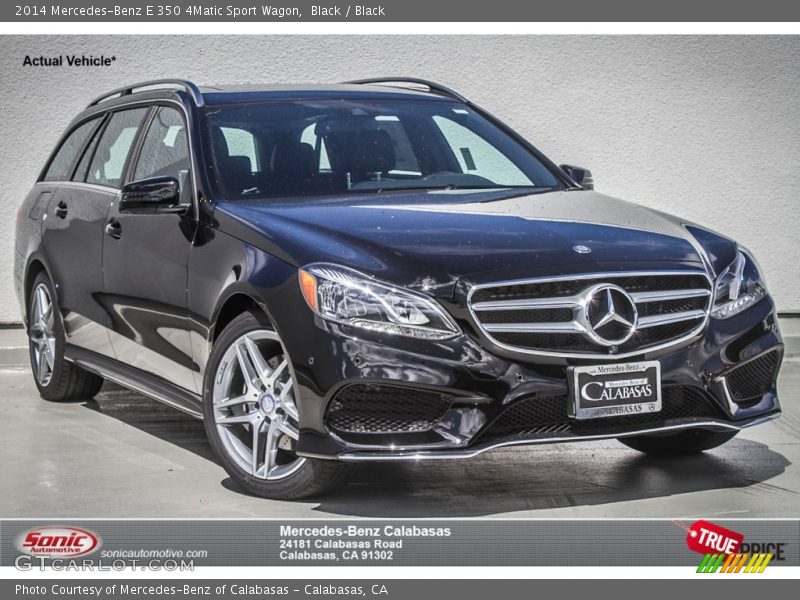 Black / Black 2014 Mercedes-Benz E 350 4Matic Sport Wagon