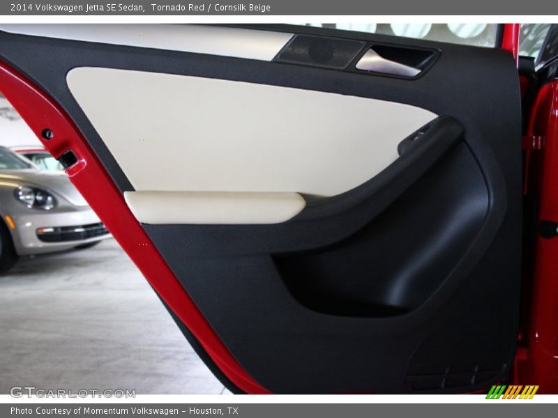 Tornado Red / Cornsilk Beige 2014 Volkswagen Jetta SE Sedan