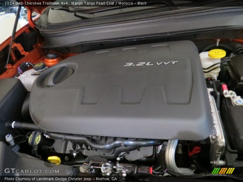 Mango Tango Pearl Coat / Morocco - Black 2014 Jeep Cherokee Trailhawk 4x4