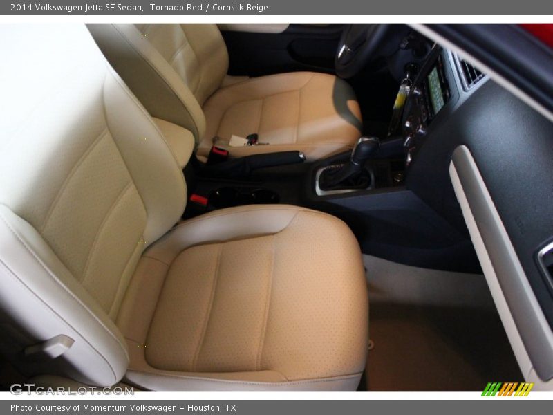 Tornado Red / Cornsilk Beige 2014 Volkswagen Jetta SE Sedan