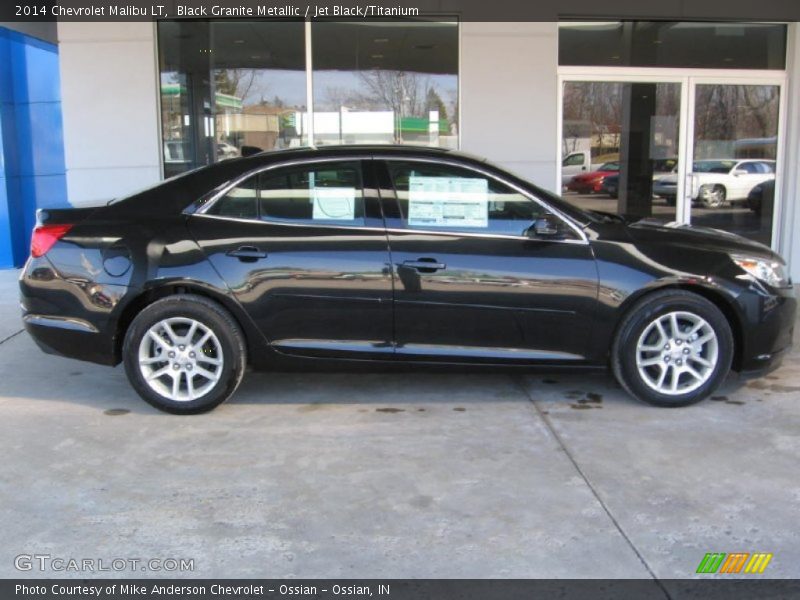 Black Granite Metallic / Jet Black/Titanium 2014 Chevrolet Malibu LT