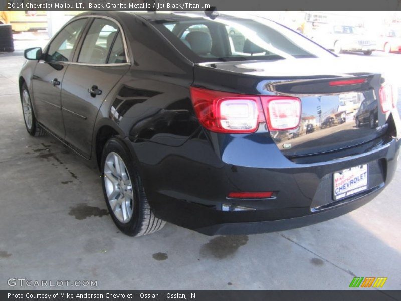 Black Granite Metallic / Jet Black/Titanium 2014 Chevrolet Malibu LT
