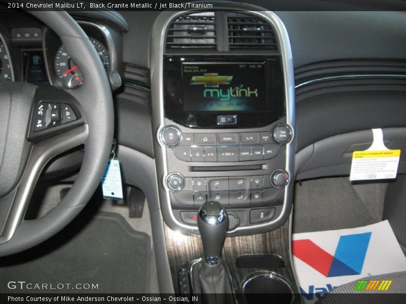 Black Granite Metallic / Jet Black/Titanium 2014 Chevrolet Malibu LT