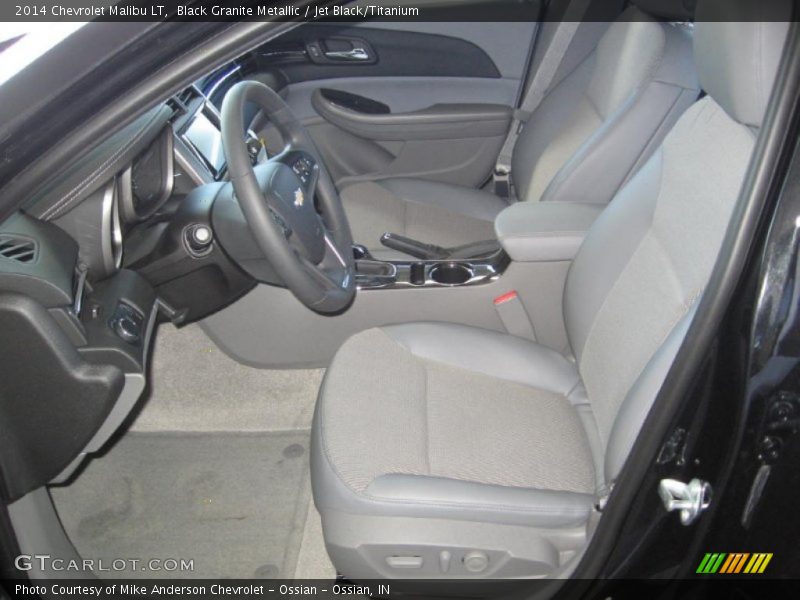 Black Granite Metallic / Jet Black/Titanium 2014 Chevrolet Malibu LT