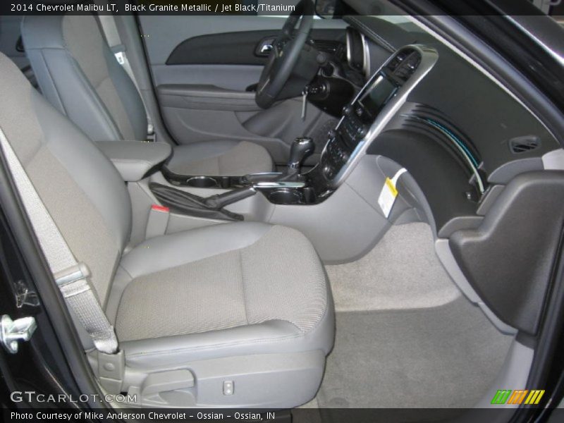 Black Granite Metallic / Jet Black/Titanium 2014 Chevrolet Malibu LT