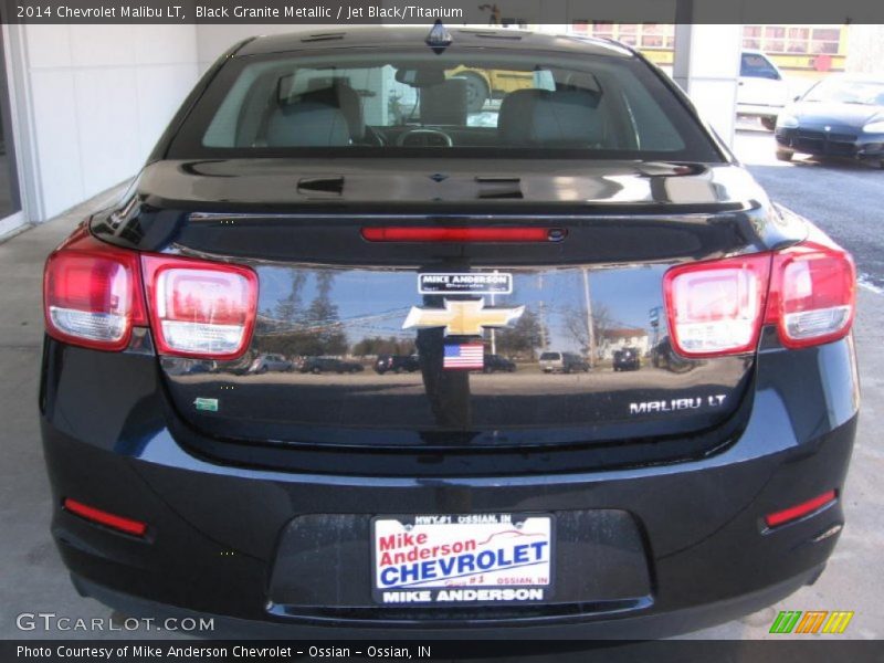 Black Granite Metallic / Jet Black/Titanium 2014 Chevrolet Malibu LT