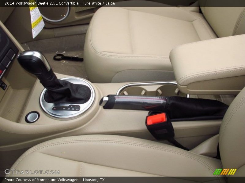 Pure White / Beige 2014 Volkswagen Beetle 2.5L Convertible