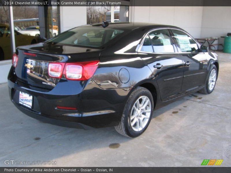 Black Granite Metallic / Jet Black/Titanium 2014 Chevrolet Malibu LT