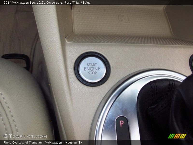 Pure White / Beige 2014 Volkswagen Beetle 2.5L Convertible