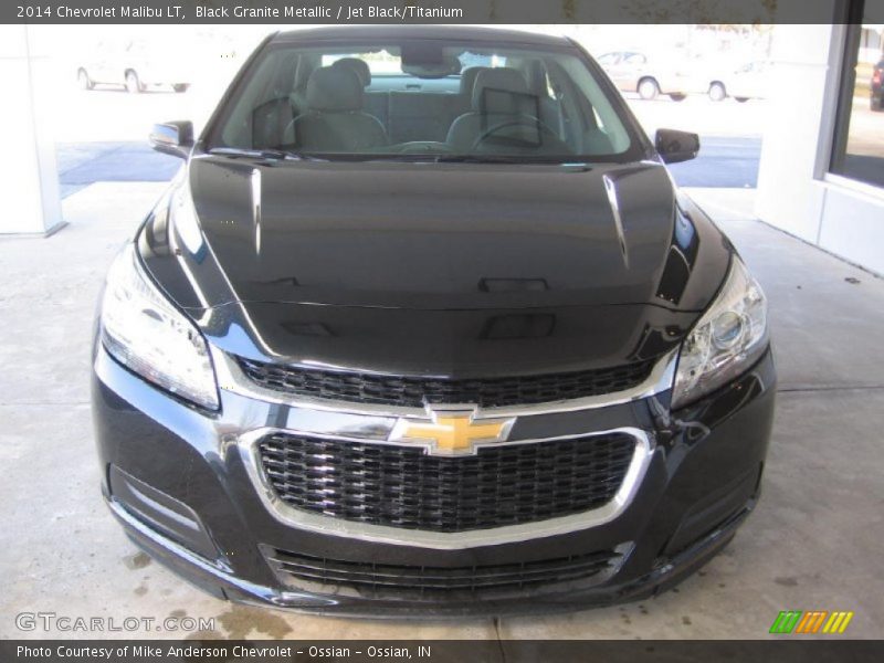 Black Granite Metallic / Jet Black/Titanium 2014 Chevrolet Malibu LT