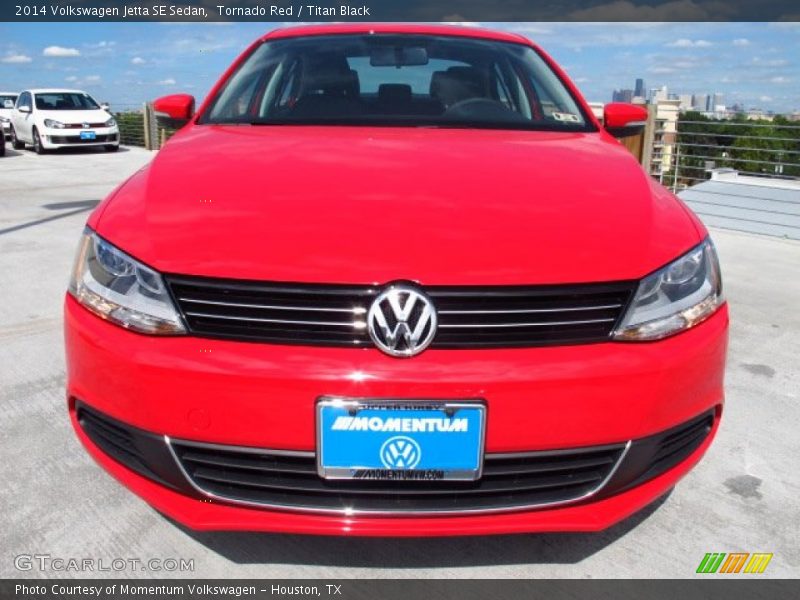 Tornado Red / Titan Black 2014 Volkswagen Jetta SE Sedan