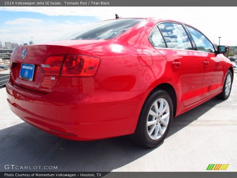 Tornado Red / Titan Black 2014 Volkswagen Jetta SE Sedan