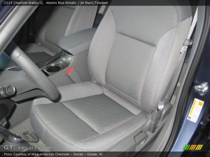 Atlantis Blue Metallic / Jet Black/Titanium 2014 Chevrolet Malibu LS