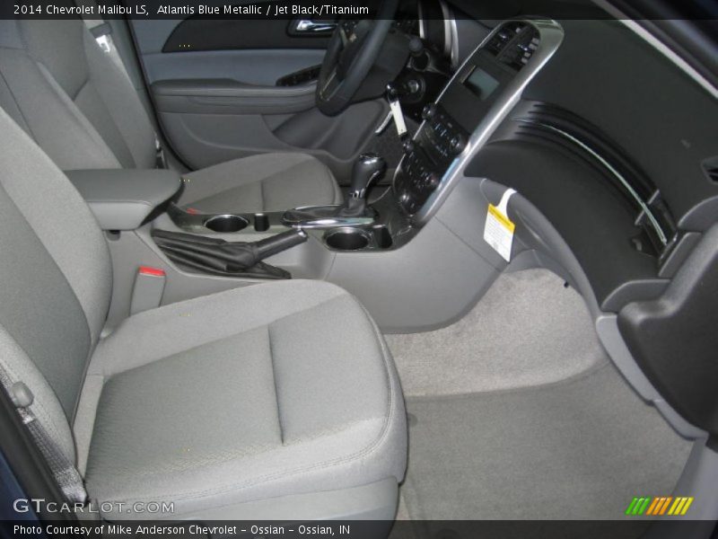 Atlantis Blue Metallic / Jet Black/Titanium 2014 Chevrolet Malibu LS