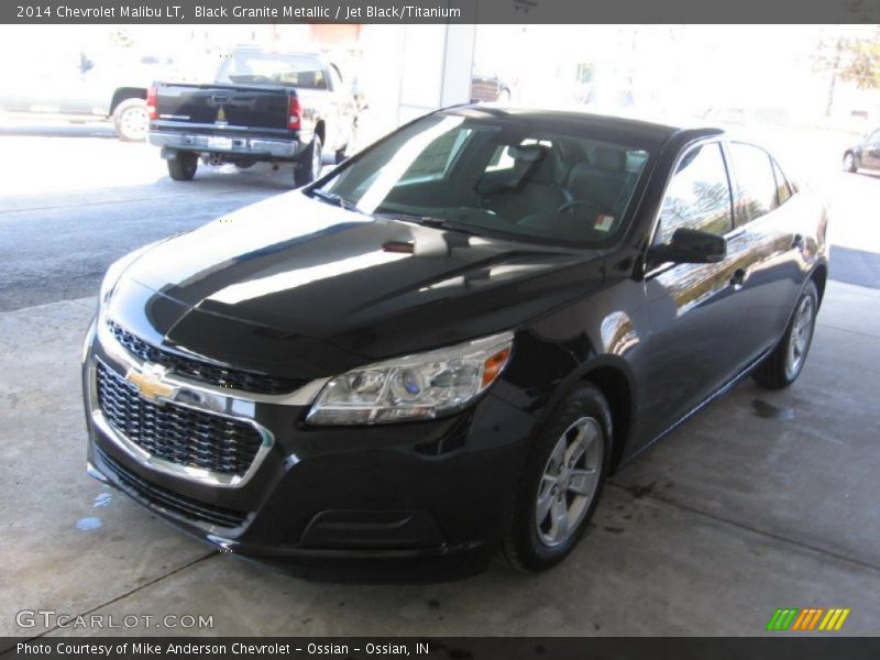 Black Granite Metallic / Jet Black/Titanium 2014 Chevrolet Malibu LT