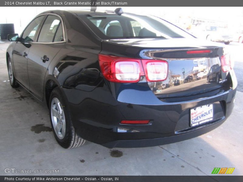Black Granite Metallic / Jet Black/Titanium 2014 Chevrolet Malibu LT