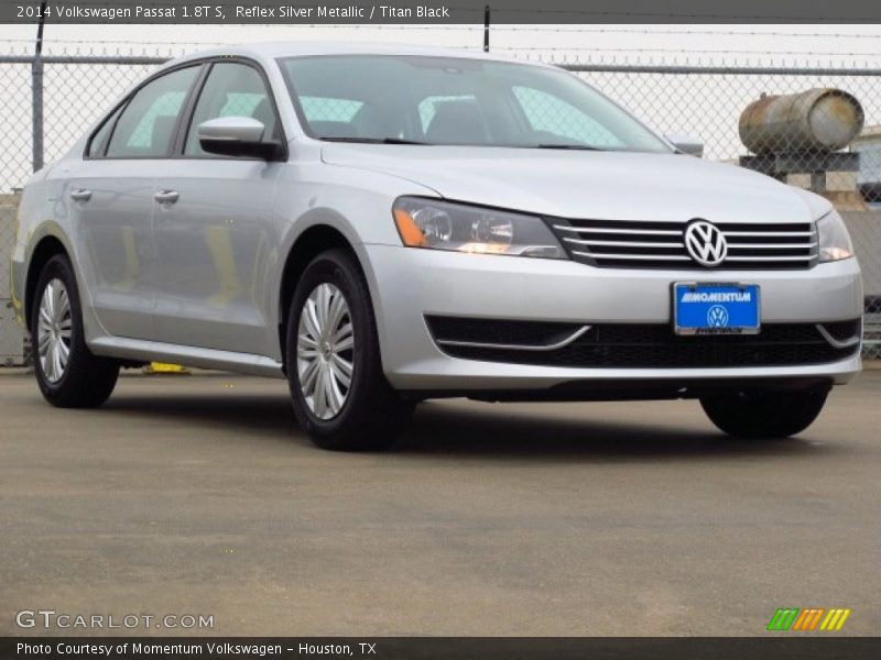 Reflex Silver Metallic / Titan Black 2014 Volkswagen Passat 1.8T S