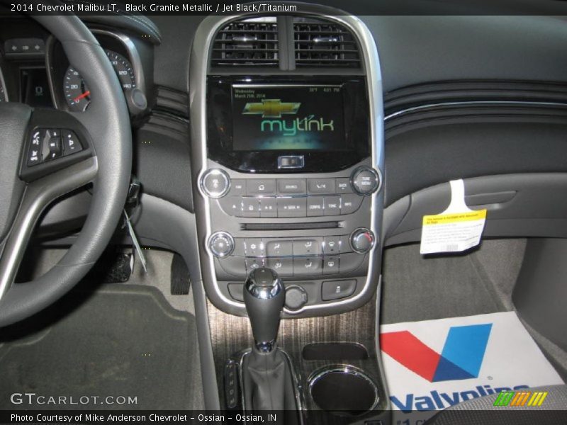 Black Granite Metallic / Jet Black/Titanium 2014 Chevrolet Malibu LT