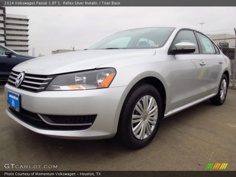 Reflex Silver Metallic / Titan Black 2014 Volkswagen Passat 1.8T S