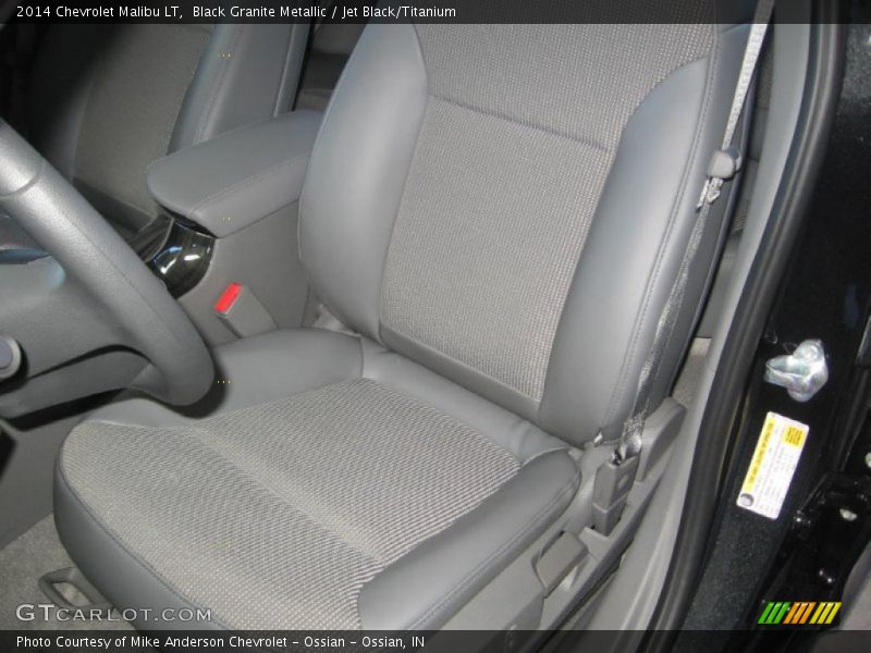 Black Granite Metallic / Jet Black/Titanium 2014 Chevrolet Malibu LT
