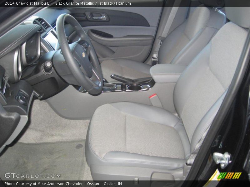 Black Granite Metallic / Jet Black/Titanium 2014 Chevrolet Malibu LT