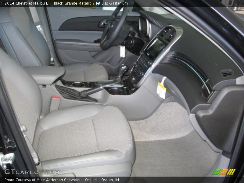 Black Granite Metallic / Jet Black/Titanium 2014 Chevrolet Malibu LT