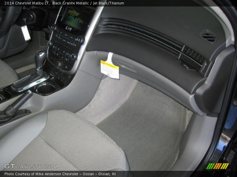 Black Granite Metallic / Jet Black/Titanium 2014 Chevrolet Malibu LT