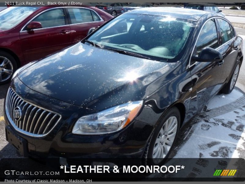 Black Onyx / Ebony 2011 Buick Regal CXL