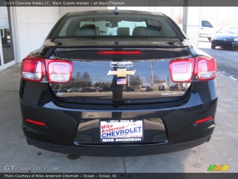 Black Granite Metallic / Jet Black/Titanium 2014 Chevrolet Malibu LT