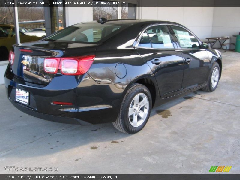 Black Granite Metallic / Jet Black/Titanium 2014 Chevrolet Malibu LT