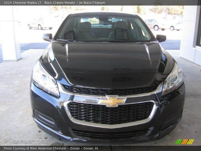 Black Granite Metallic / Jet Black/Titanium 2014 Chevrolet Malibu LT
