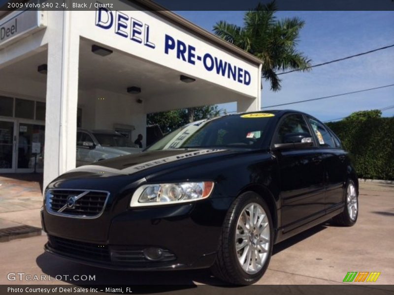 Black / Quartz 2009 Volvo S40 2.4i