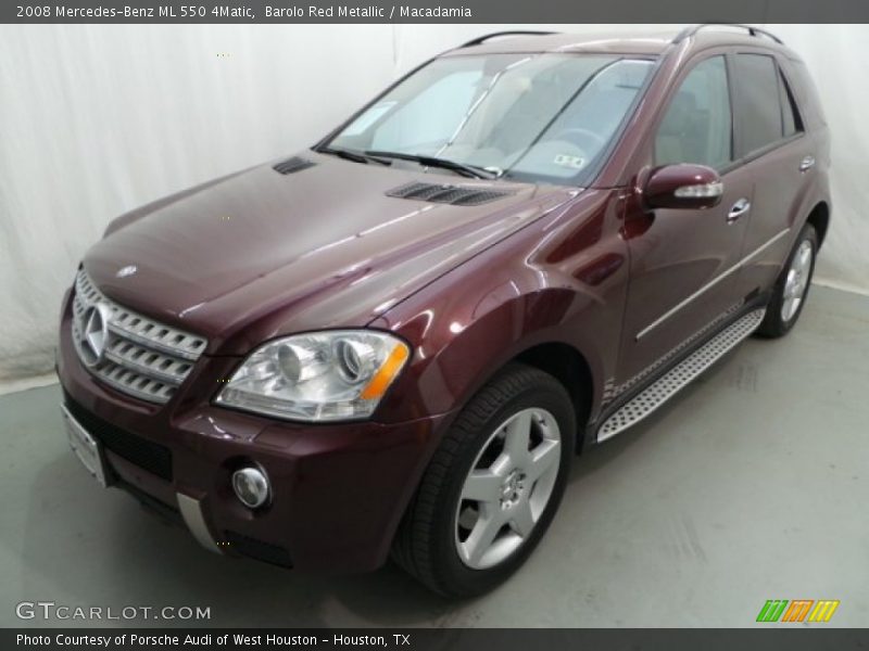 Barolo Red Metallic / Macadamia 2008 Mercedes-Benz ML 550 4Matic