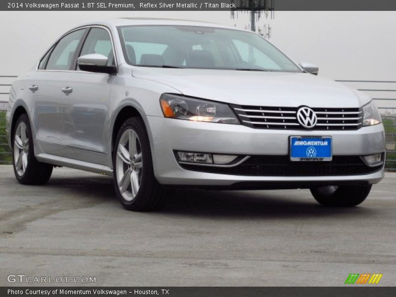 Reflex Silver Metallic / Titan Black 2014 Volkswagen Passat 1.8T SEL Premium