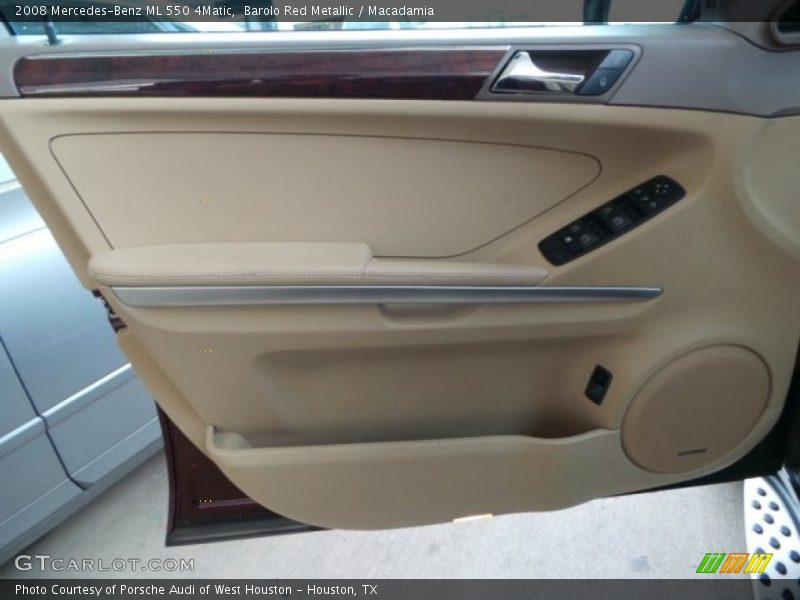 Barolo Red Metallic / Macadamia 2008 Mercedes-Benz ML 550 4Matic