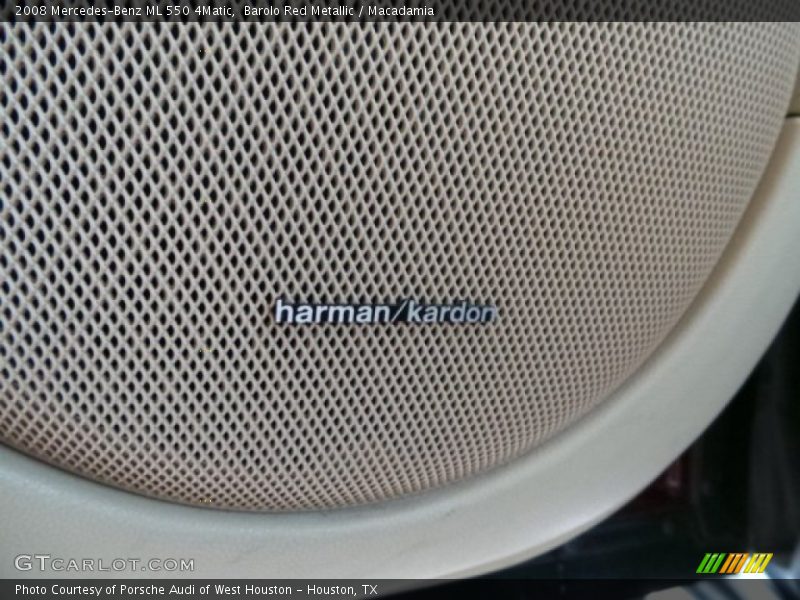 Barolo Red Metallic / Macadamia 2008 Mercedes-Benz ML 550 4Matic