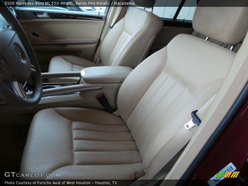 Barolo Red Metallic / Macadamia 2008 Mercedes-Benz ML 550 4Matic