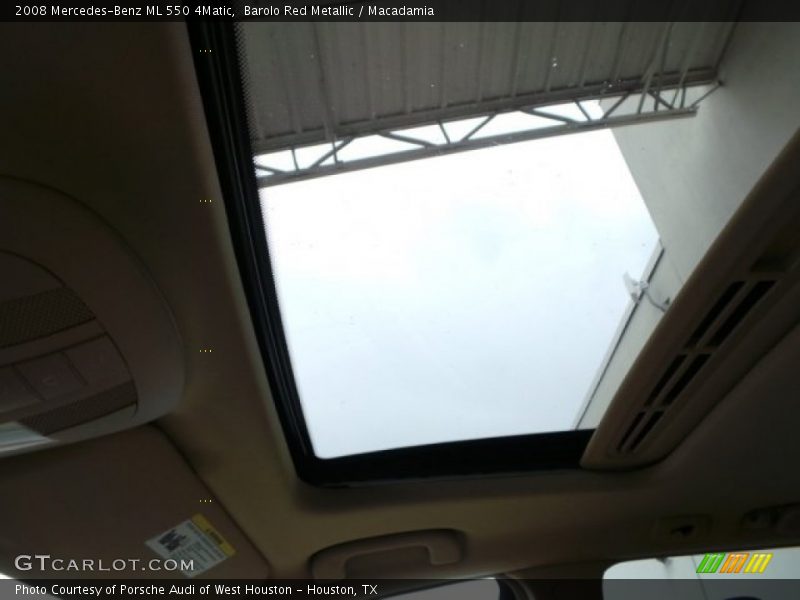 Barolo Red Metallic / Macadamia 2008 Mercedes-Benz ML 550 4Matic