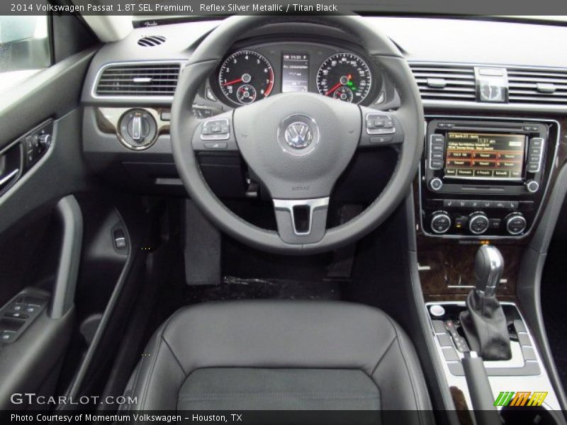 Reflex Silver Metallic / Titan Black 2014 Volkswagen Passat 1.8T SEL Premium