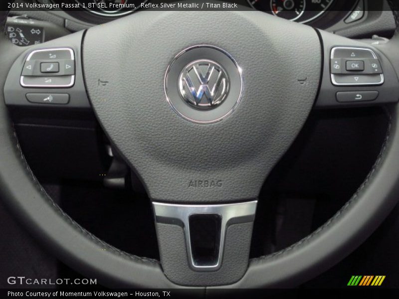Reflex Silver Metallic / Titan Black 2014 Volkswagen Passat 1.8T SEL Premium