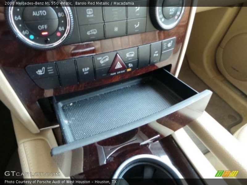 Barolo Red Metallic / Macadamia 2008 Mercedes-Benz ML 550 4Matic