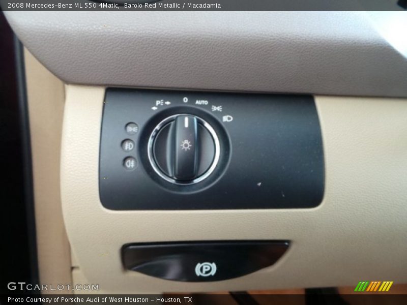 Barolo Red Metallic / Macadamia 2008 Mercedes-Benz ML 550 4Matic