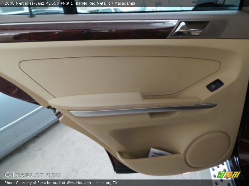 Barolo Red Metallic / Macadamia 2008 Mercedes-Benz ML 550 4Matic
