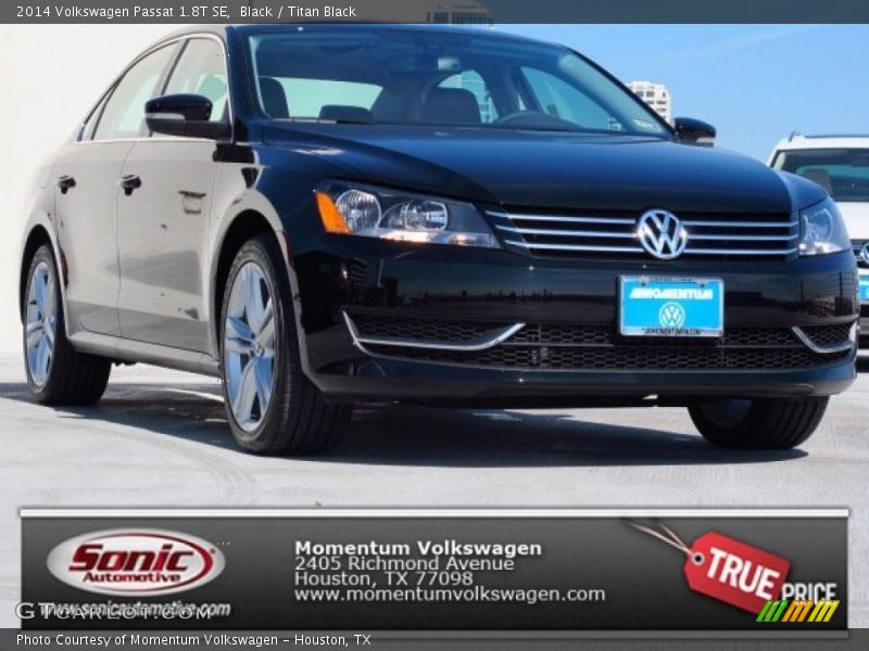 Black / Titan Black 2014 Volkswagen Passat 1.8T SE