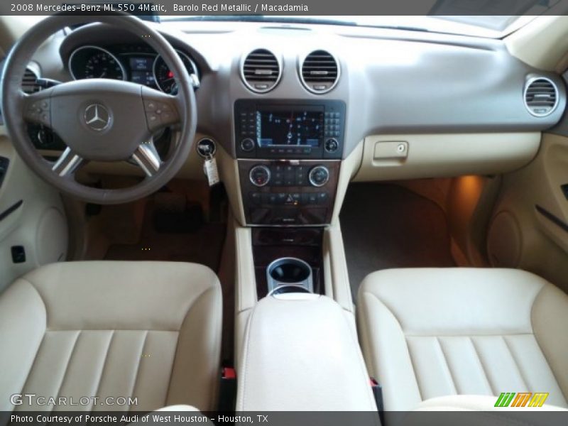 Barolo Red Metallic / Macadamia 2008 Mercedes-Benz ML 550 4Matic