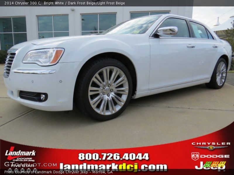 Bright White / Dark Frost Beige/Light Frost Beige 2014 Chrysler 300 C