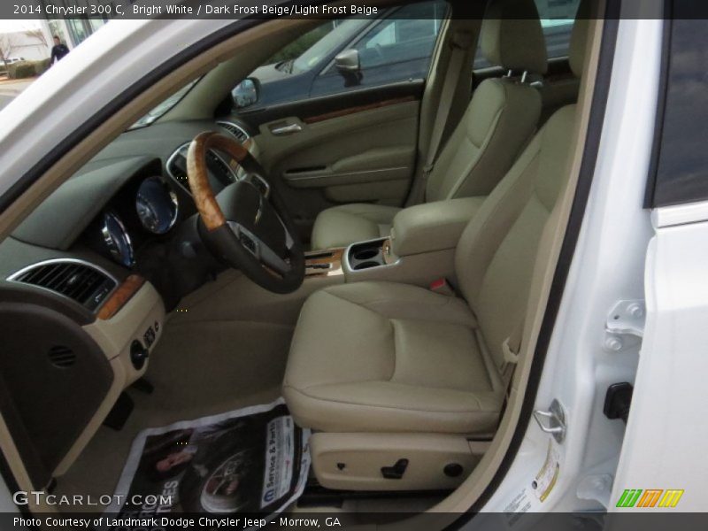 Bright White / Dark Frost Beige/Light Frost Beige 2014 Chrysler 300 C